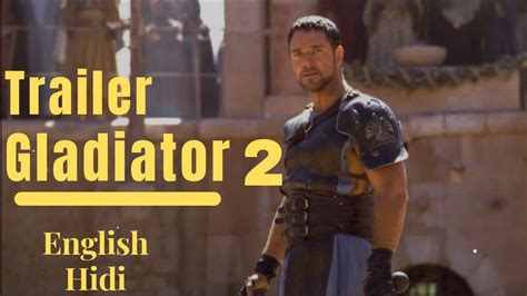 gladiator 2 official trailer november 2023